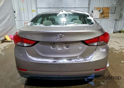2014 Hyundai Elantra Se from USA, damaged, VIN 5NPDH4AE8EH486708